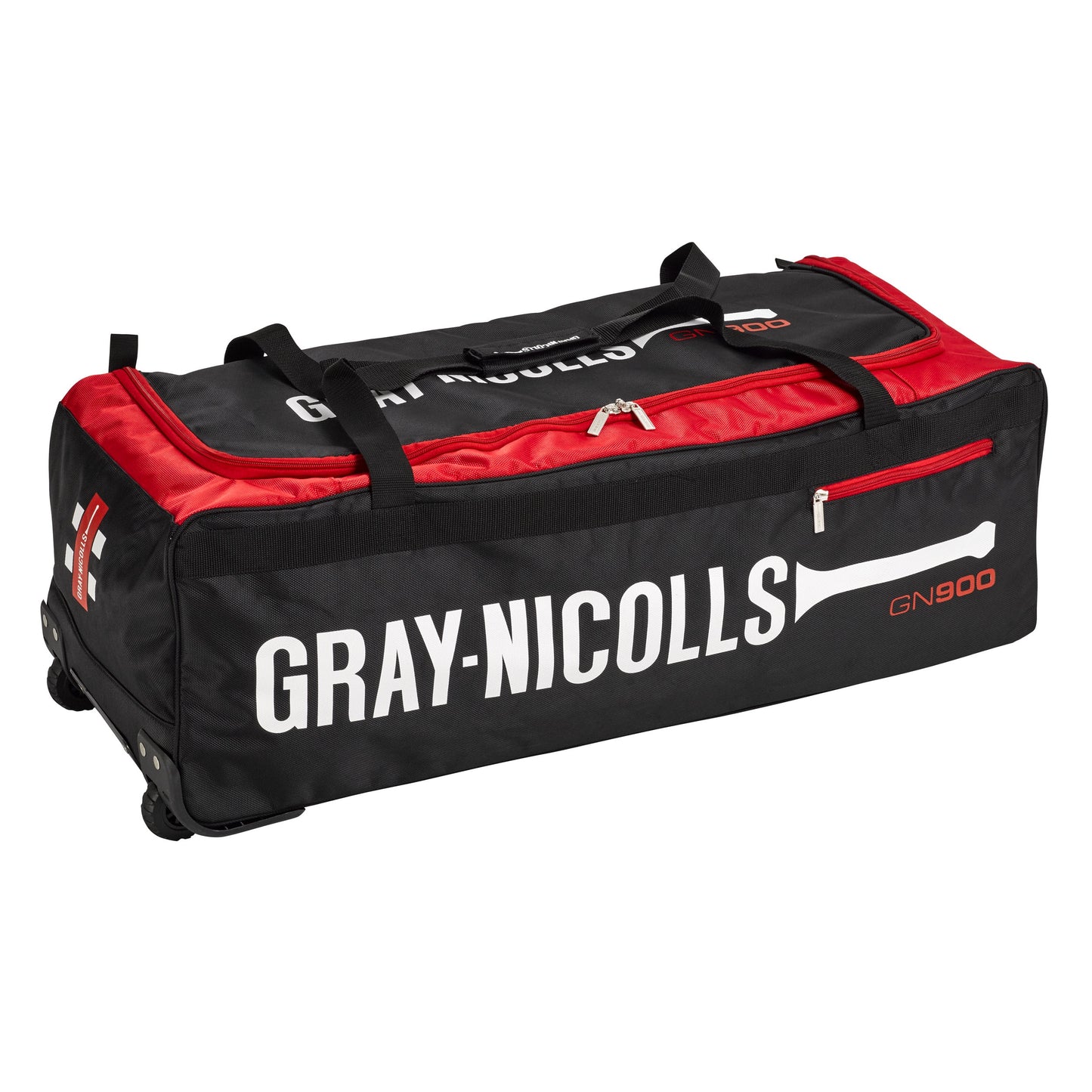 Gray Nicolls GN 900 Cricket Wheel Bag - Red/Black