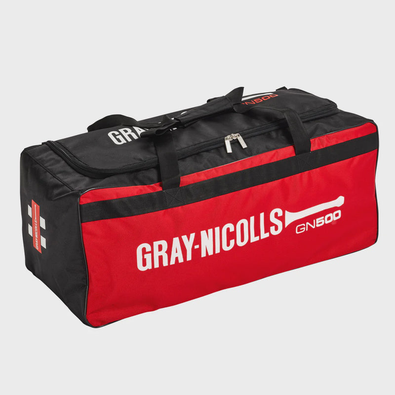 Gray Nicolls GN 500 Cricket Bag - Black/Red