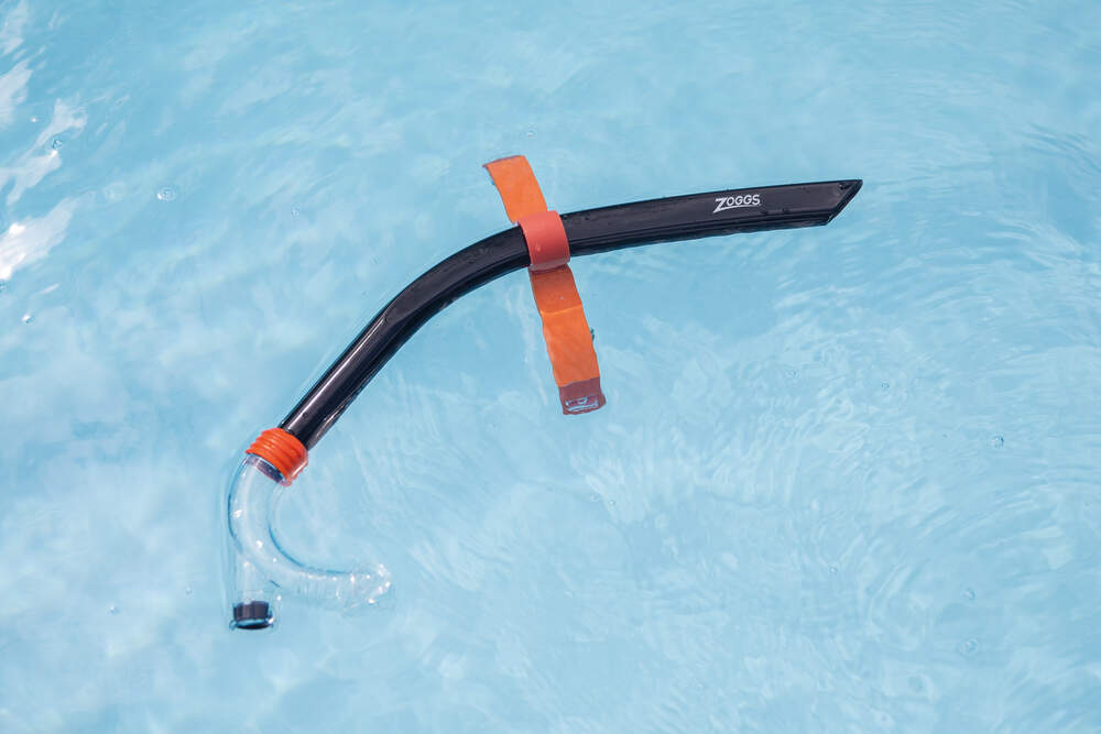 Zoggs Centreline Snorkel - Black/Orange