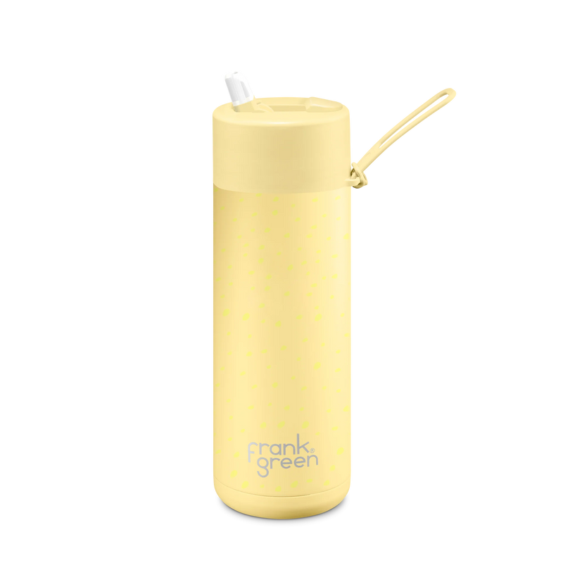 Frank Green  Franksters - 20oz / 595ml Splash (flip lid) - Buttermilk