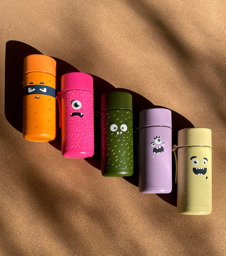 Frank Green Franksters Piper Ceramic Reusable Cup 16oz / 475ml - Neon Pink