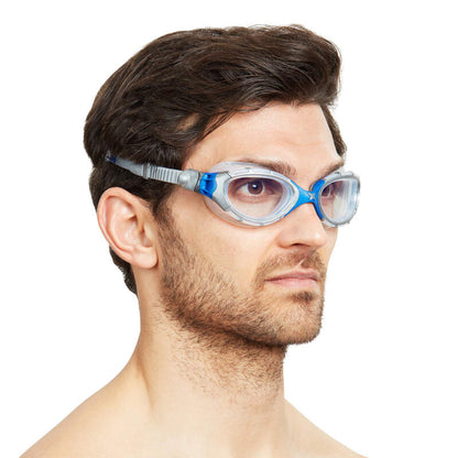 Zoggs Predator Flex Goggles - Grey/Blue/Clear