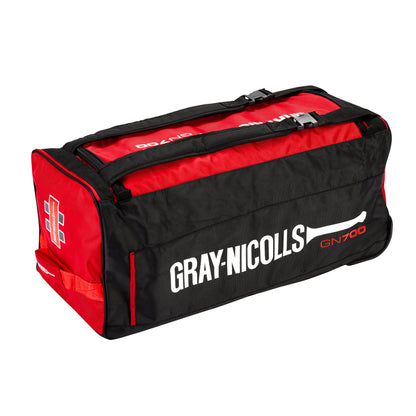 Gray Nicolls GN 700 Cricket Wheel Bag - Red/Black