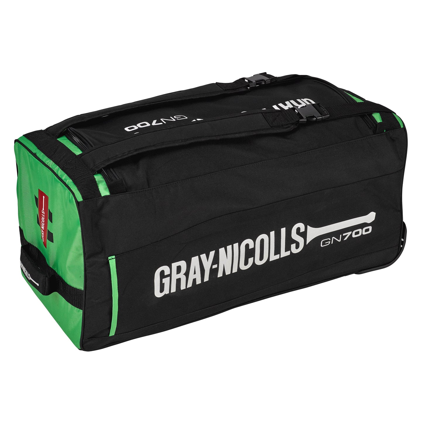 Gray Nicolls GN 700 Cricket Wheel Bag - Black/Green