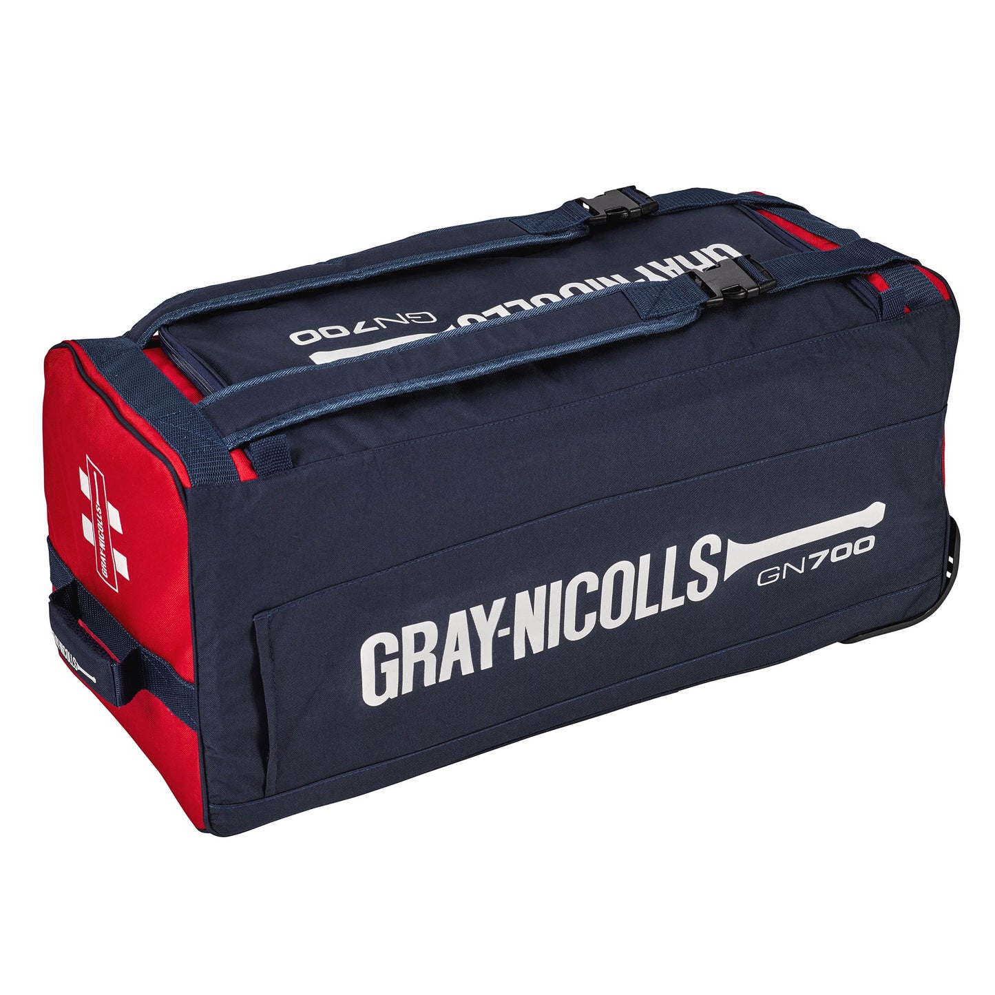Gray Nicolls GN 700 Cricket Wheel Bag - Navy/Red