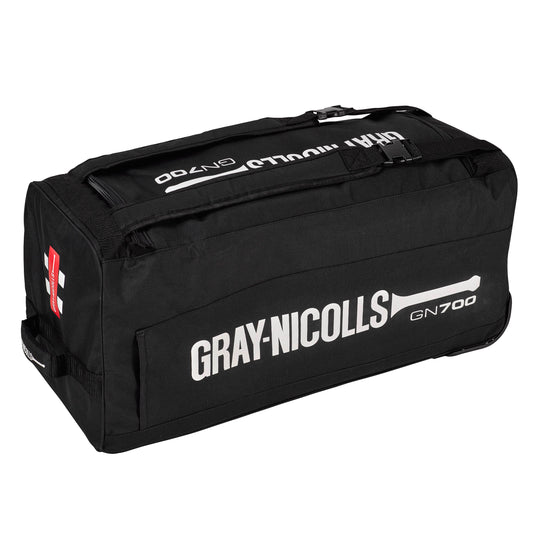 Gray Nicolls GN 700 Cricket Wheel Bag - Black