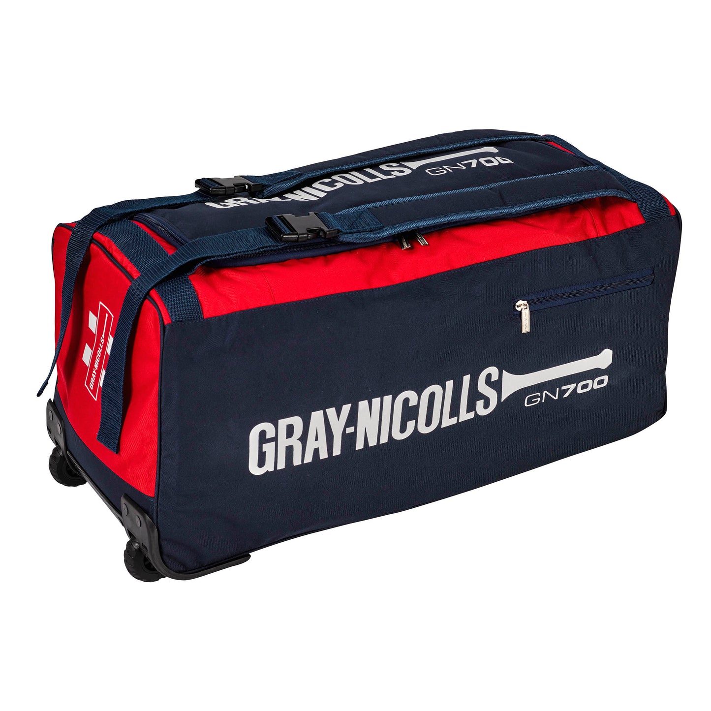 Gray Nicolls GN 700 Cricket Wheel Bag - Navy/Red