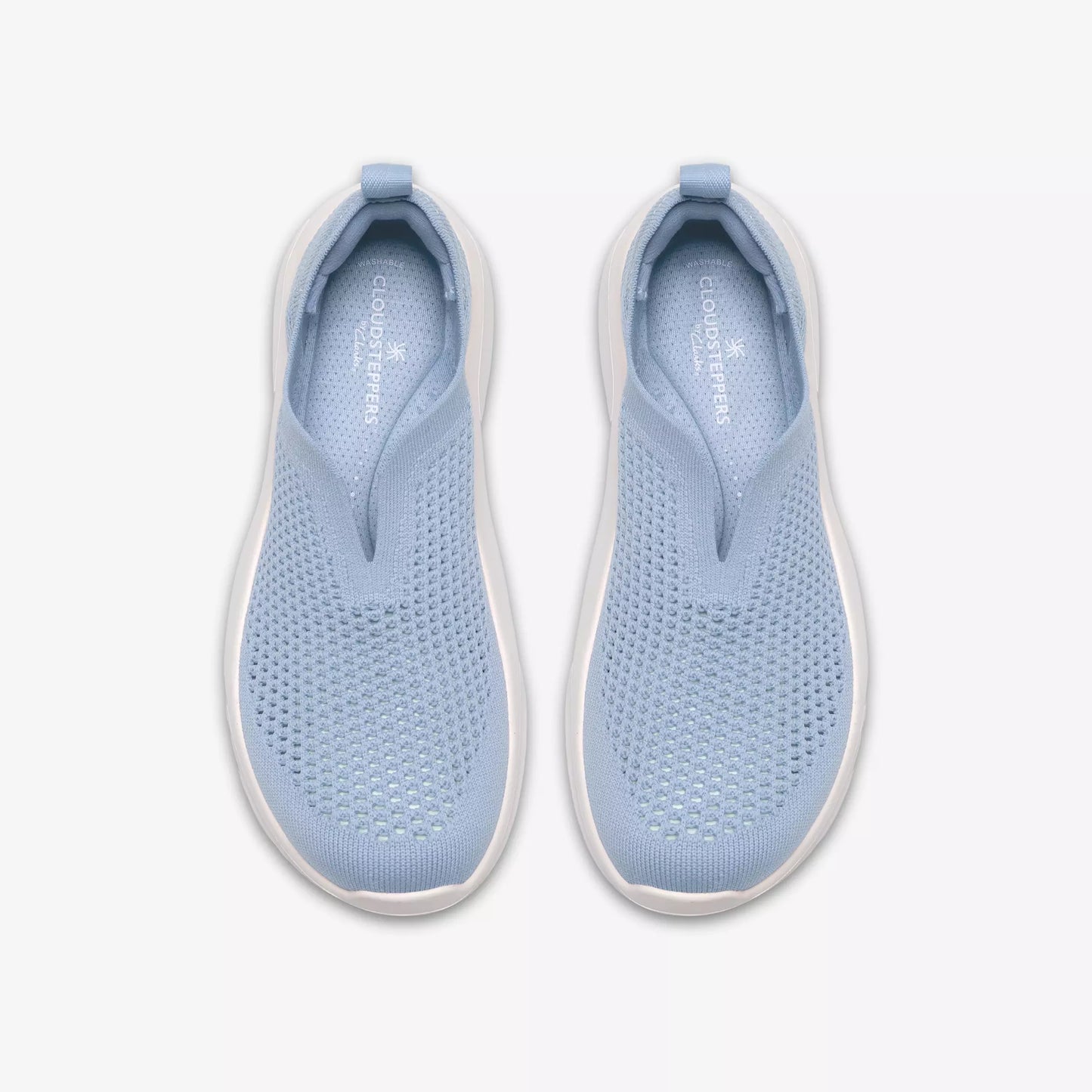 Clarks Womens Solevana Knit - Light Blue