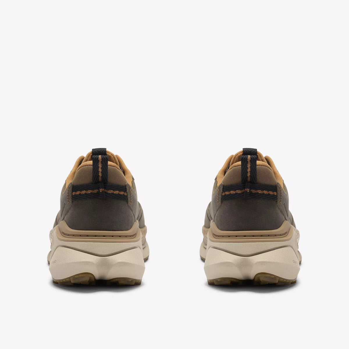 Rear view of Clarks Mens Pace Trail Lo Shoe