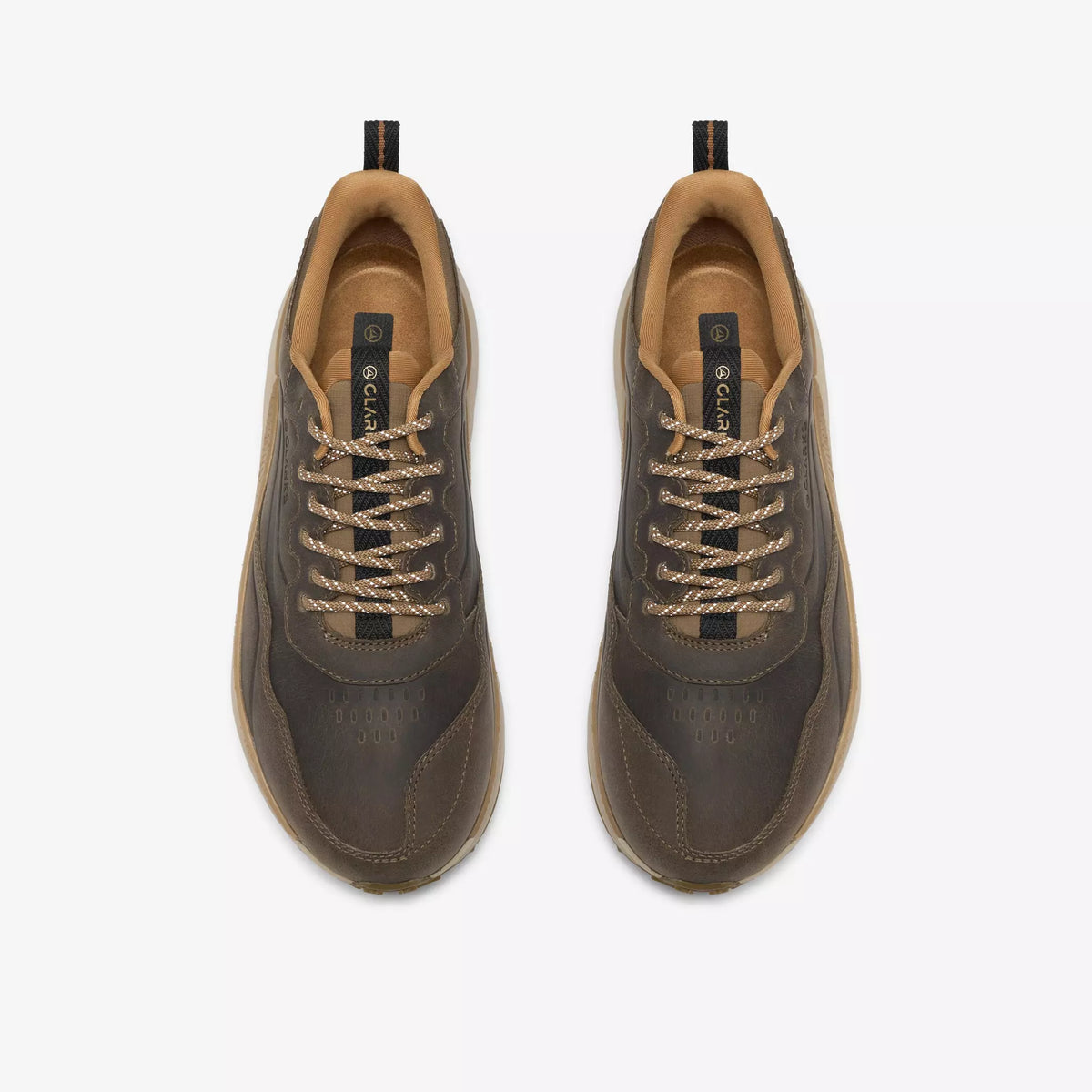Top view of Clarks Mens Pace Trail Lo Shoe