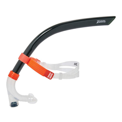 Zoggs Centreline Snorkel - Black/Orange