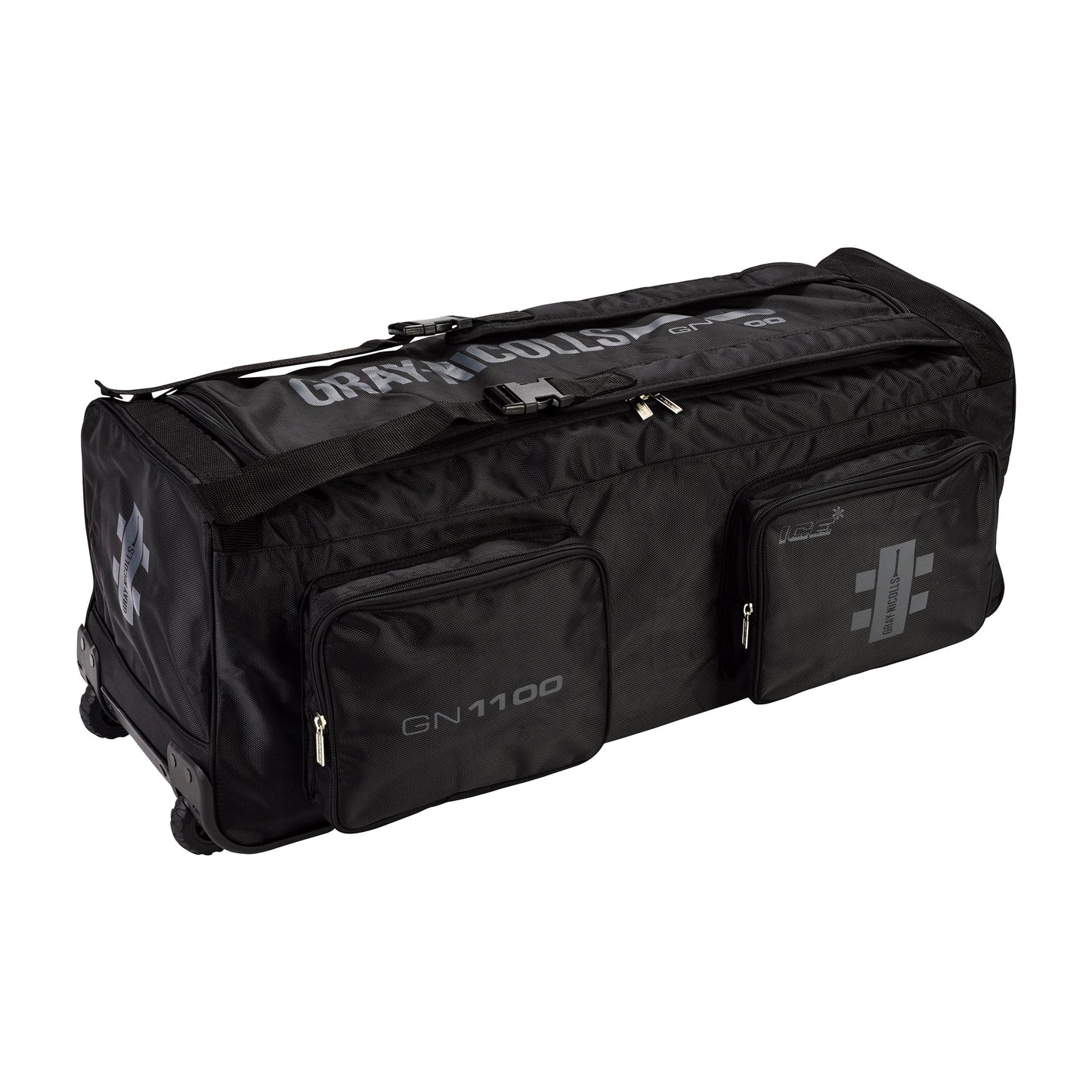 Gray Nicolls GN 1100 Cricket Wheel Bag - Black