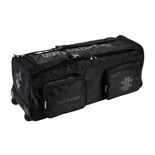 Gray Nicolls GN 1100 Cricket Wheel Bag - Black