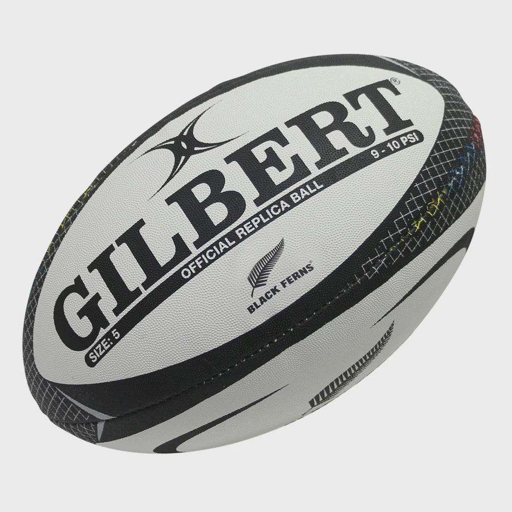 Gilbert Black Ferns Replica Ball - Size 5