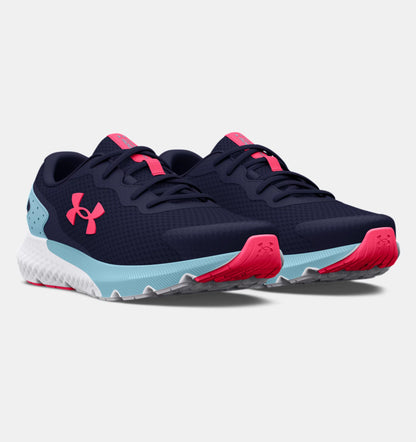 Under Armour  Girls Charged Rogue 3 GS - Navy/Blue/Pink