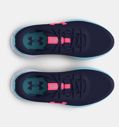 Under Armour  Girls Charged Rogue 3 GS - Navy/Blue/Pink