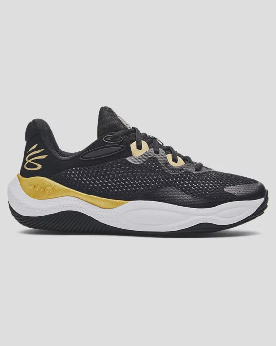 Under Armour Unisex Curry Splash 24 Basketball Shoes- Black/White