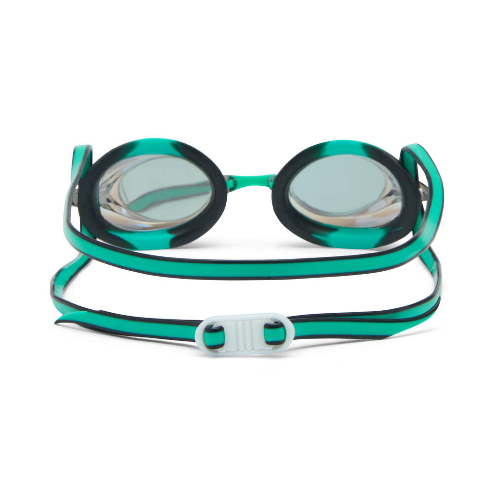 Zoggs Racespex Mirror Goggles - Green/Black/ Mirrored Gold