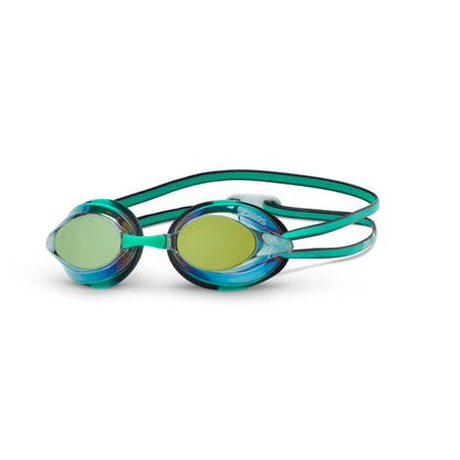 Zoggs Racespex Mirror Goggles - Green/Black/ Mirrored Gold