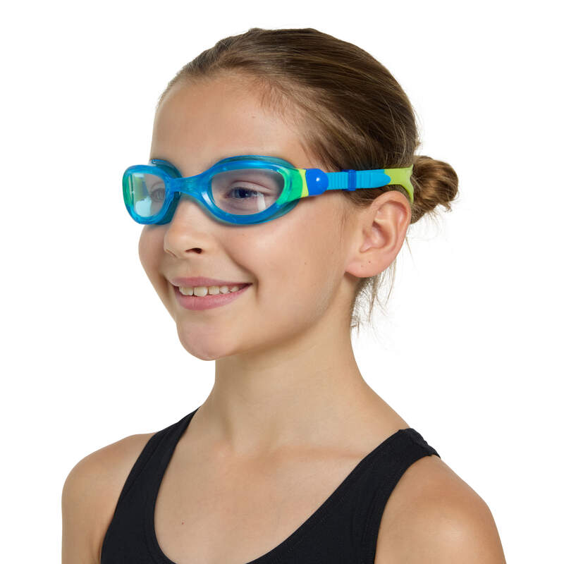 Zoggs Phantom 2.0 Junior Goggles - Light Blue/Lime/Clear