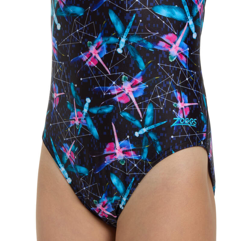 Zoggs Girls Flyback One Piece - Dragonfly