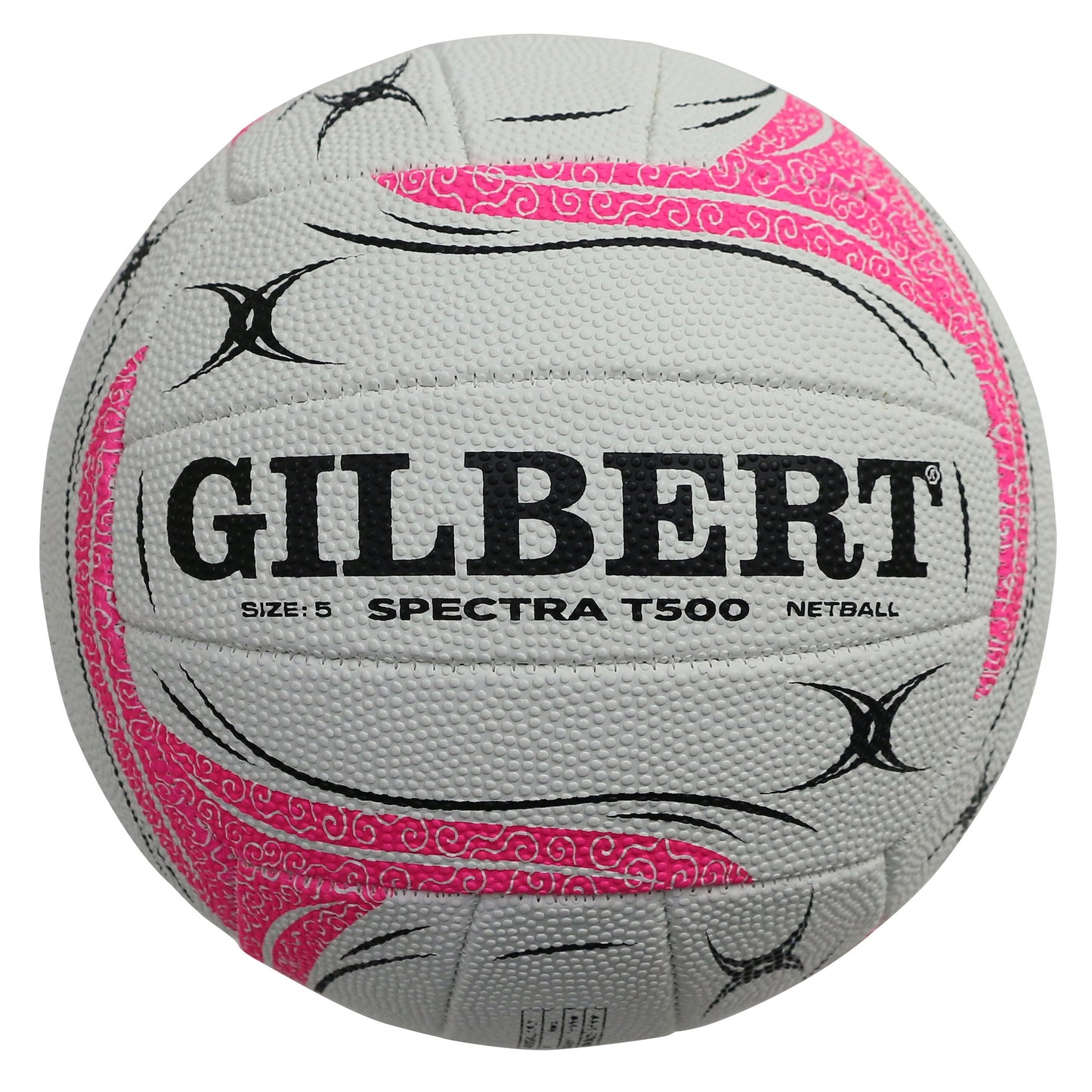 Gilbert Spectra T400 Size 4 Netball - White/Pink