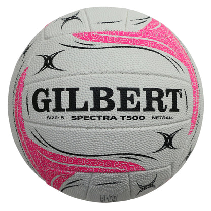 Gilbert Spectra T400 Size 4 Netball - White/Pink
