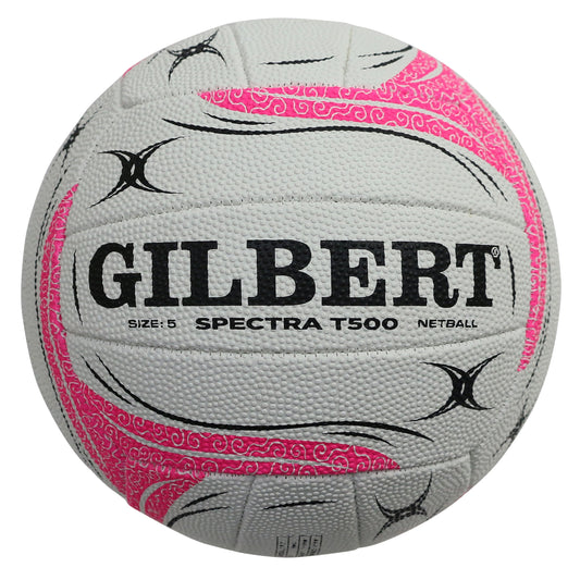 Gilbert Spectra T400 Size 4 Netball - White/Pink