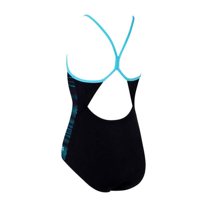 Zoggs Girls Sprintback One Piece - Extend Light Blue