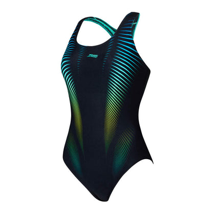 Zoggs Womens Powerback Ecolast+ One Piece - Extender Mint