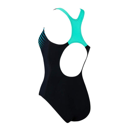 Zoggs Womens Powerback Ecolast+ One Piece - Extender Mint