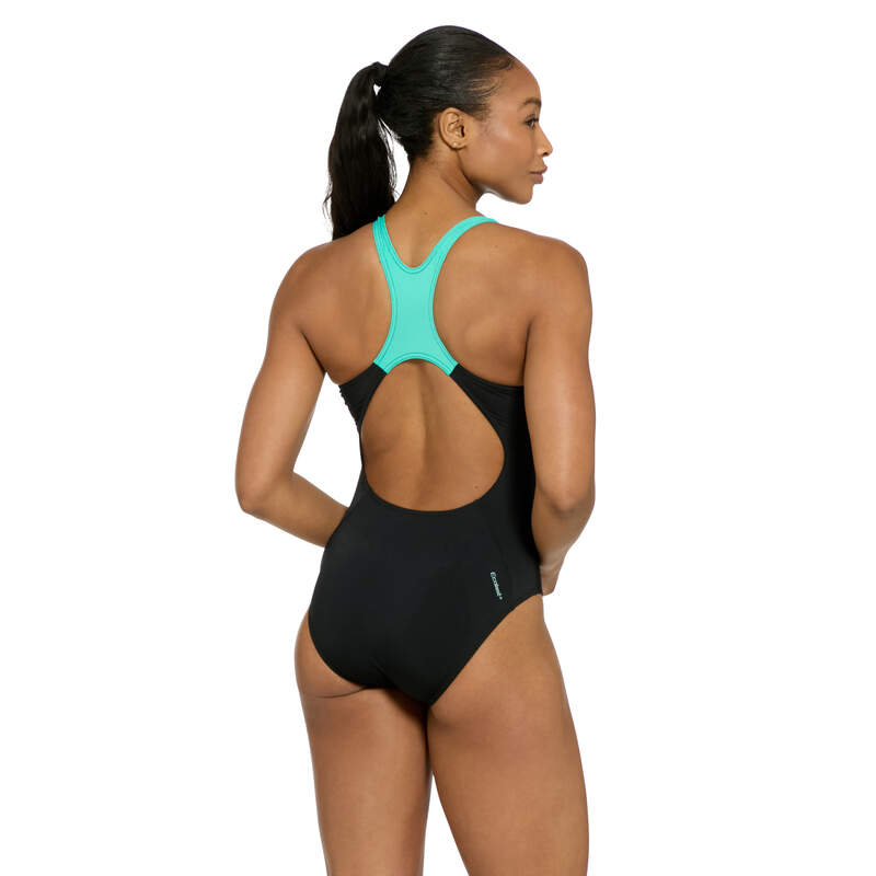 Zoggs Womens Powerback Ecolast+ One Piece - Extender Mint