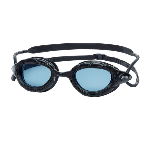 Zoggs Predator Goggles - Black Black/Tinted Smoke Lens