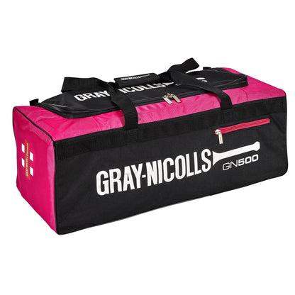 Gray Nicolls GN 500 Cricket Bag - Black/Pink