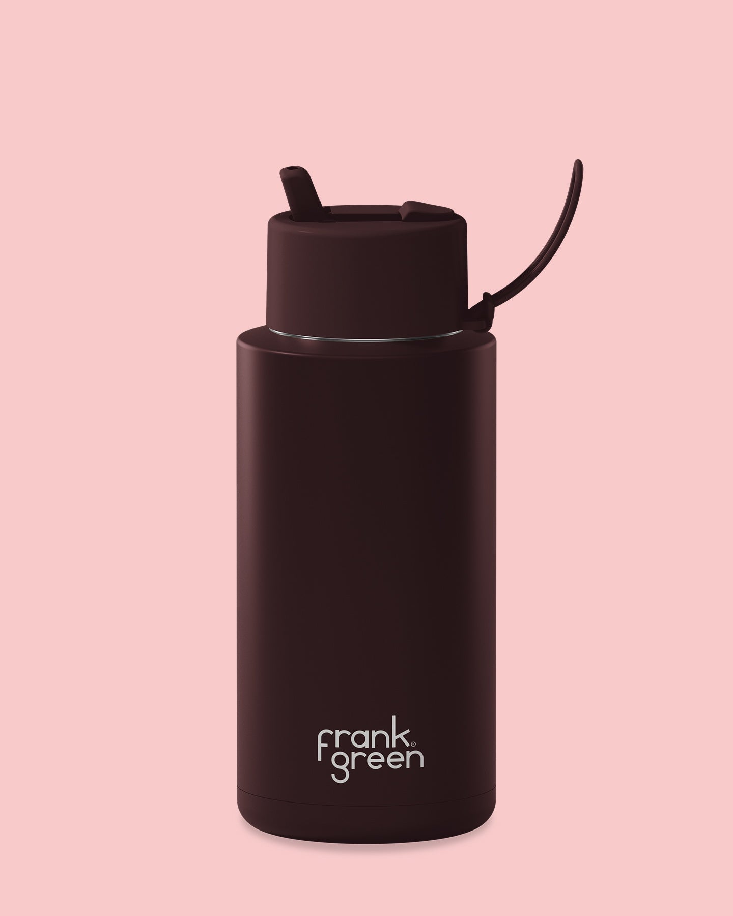 Frank Green 34oz Stainless Steel Ceramic Reusable Bottle - Chocolate