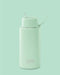 Frank Green 1L Stainless Steel Ceramic Reusable Bottle with Flip Straw Lid - Peppermint