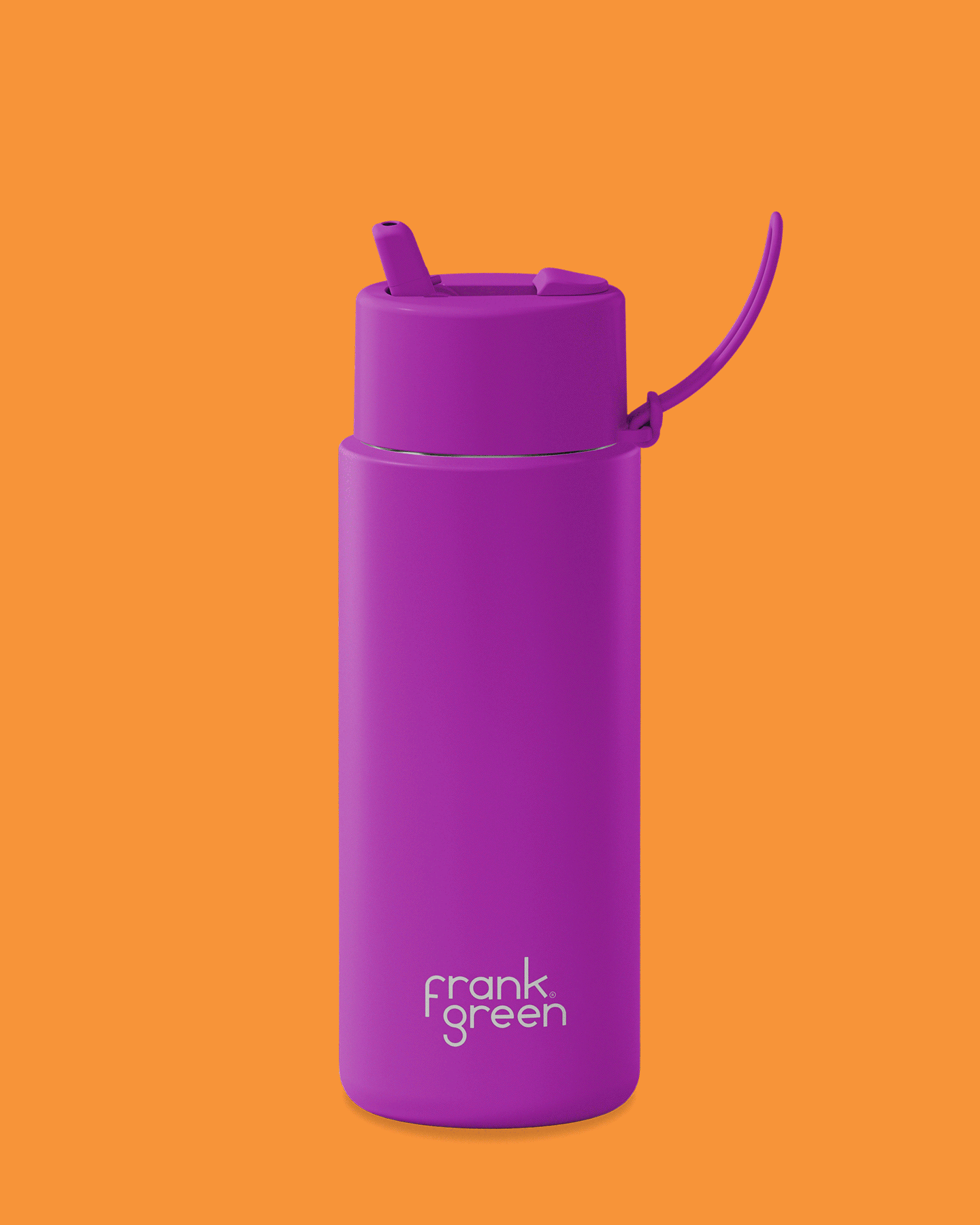 Frank Green 1L Ultralite Bottle Colour Change Twilight with Flip Straw Lid