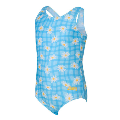 Zoggs Girls Scoopback One Piece - Daisy Check