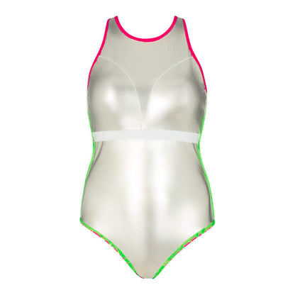Zoggs Womens Open Water Silver Lined Crossback - Magic Green