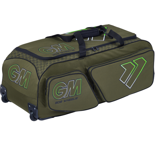 Gunn & Moore 909 Cricket Wheelie Bag - Khaki
