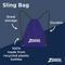 Zoggs Sling Bag - Blue