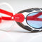 Zoggs Predator Goggles (Smaller Profile Fit) - White/Red/Tint Blue