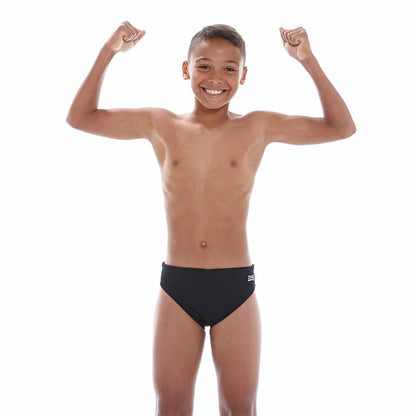 Zoggs Boys Cottesloe Racer Briefs - Black