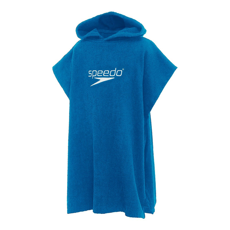 Speedo Junior Hooded Towel - Blue/White