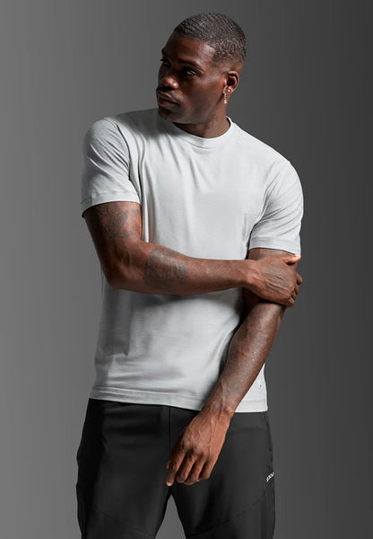 2XU Mens Signature Soft Jersey Tee - Harbor Mist