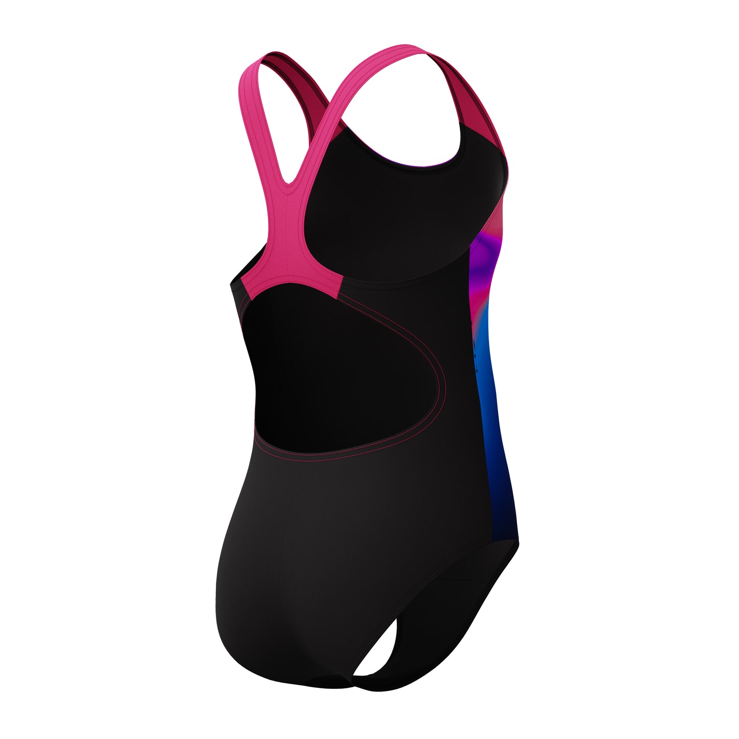 Speedo Girls Digital Placement Splashback - Margarita Pink/Anthracite