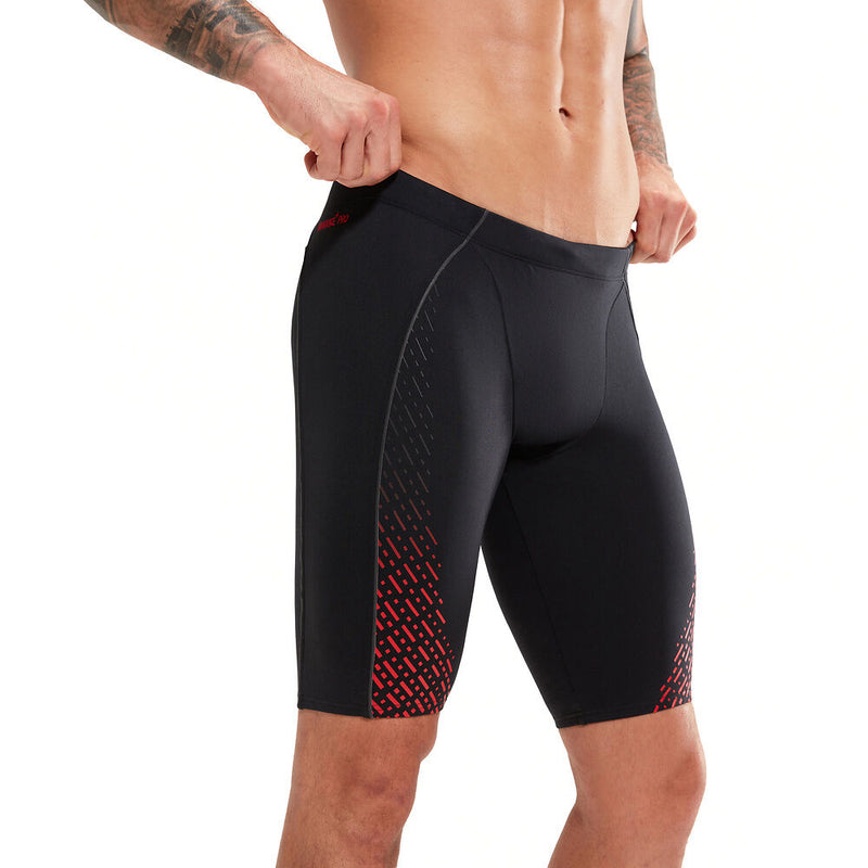 Speedo Mens END+ PRO Jammer - Black/Fed Red