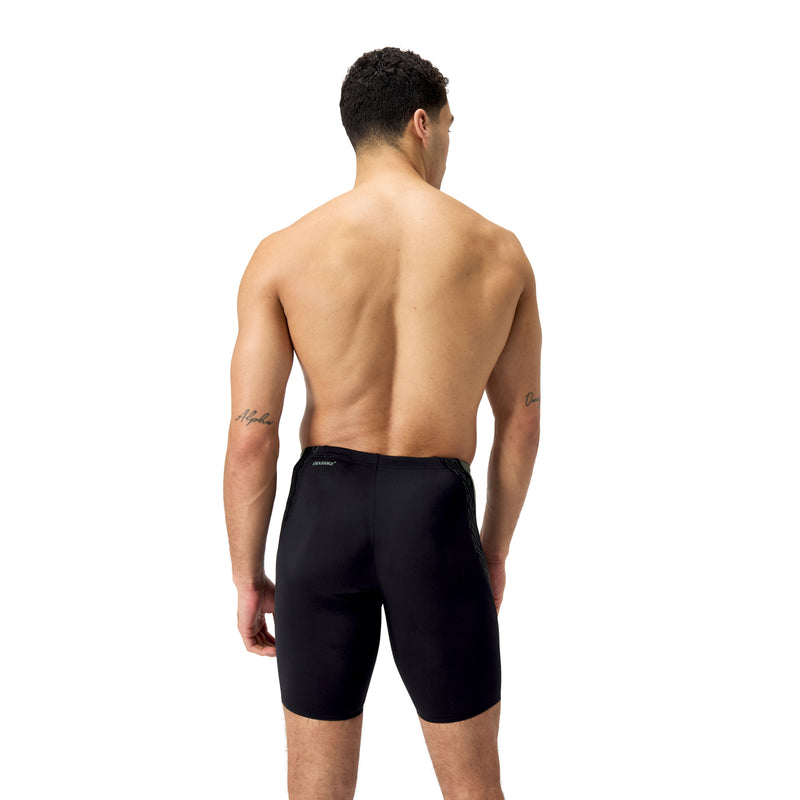 Speedo Mens Hyperboom Splice Jammer - Black/Country Green