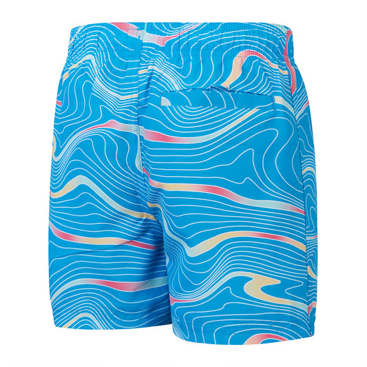 Speedo Boys Digital Printed 13" Watershort - Pool/Arctic Glass/Pumpkin Spice/Summer Yellow/Fandango Pink