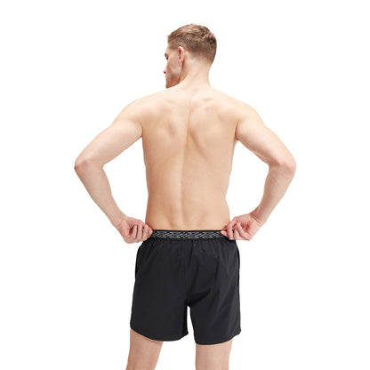Speedo Mens Hyperboom Band 16 Inch Water Shorts - Black